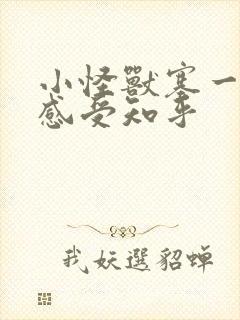 小怪兽塞一天的感受知乎