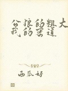 公狼的粗大挺进我的密道