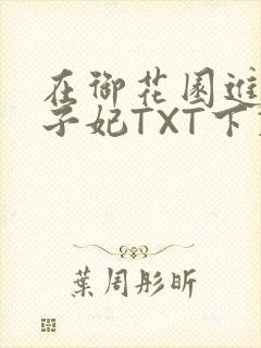 在御花园进入太子妃TXT下载