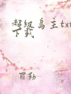 超级岛主txt下载