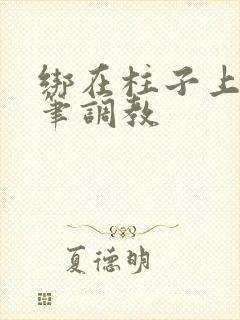 绑在柱子上用毛笔调教