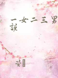 一女二三男事小说