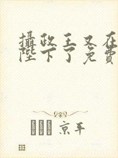 摄政王又在欺负陛下了免费