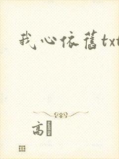 我心依旧txt