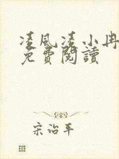 凌风凌小冉全文免费阅读