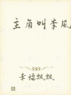 主角叫李风起