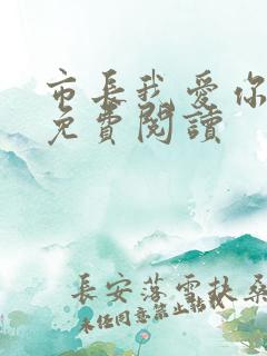 市长我爱你全文免费阅读