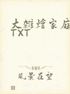 大杂烩家庭小说TXT