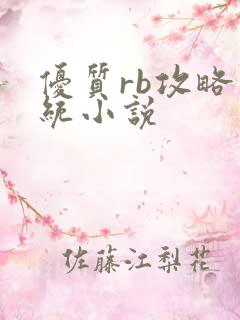 优质rb攻略系统小说
