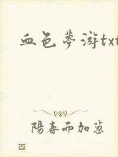 血色梦游txt
