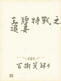 王牌特战之军少追妻