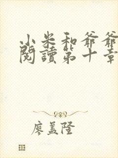 小米和爷爷在线阅读第十章