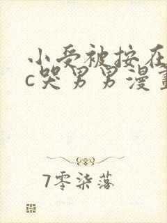 小受被按在墙上c哭男男漫画