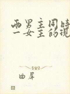 两男主同时拥有一女主的现言