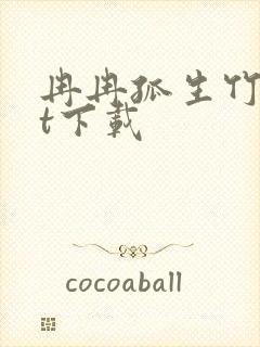 冉冉孤生竹txt下载