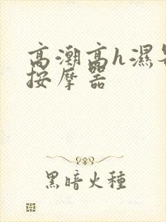 高潮高h湿各种按摩器