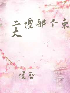 二傻那个东西真大