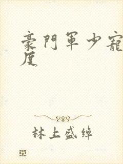 豪门军少宠妻无度