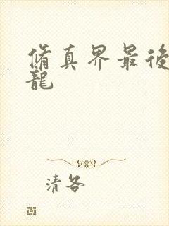 修真界最后一条龙