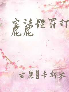 家法体罚打丫鬟屁屁