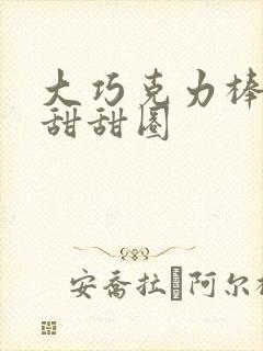 大巧克力棒c小甜甜圈