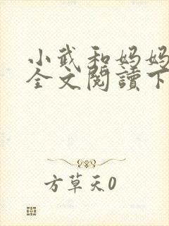 小武和妈妈续集全文阅读下载