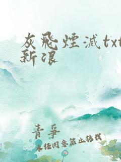 灰飞烟灭txt新浪