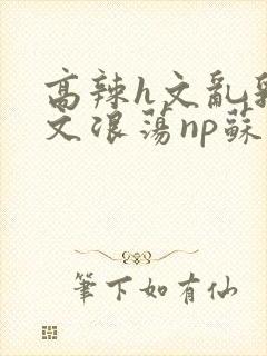 高辣h文乱乳h文浪荡np苏夏