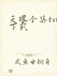 天眼全集txt下载