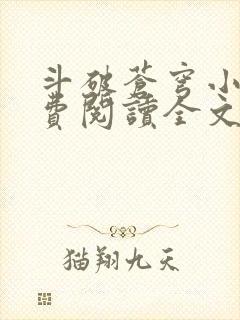 斗破苍穹小说免费阅读全文无弹窗