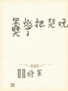 墨燃把楚晚宁C哭了