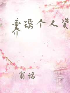 童瑶个人资料简介