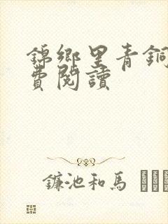 锦乡里青铜穗免费阅读