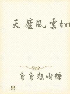 天庐风云txt