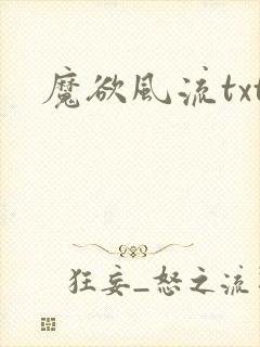 魔欲风流txt