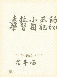 考拉小巫的英语学习日记txt