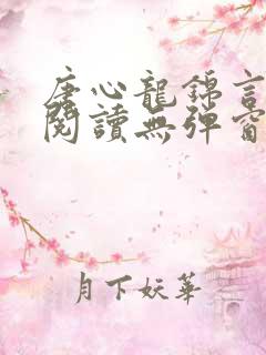 唐心龙锦言免费阅读无弹窗