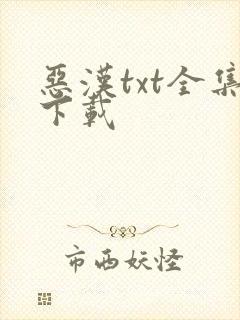 恶汉txt全集下载