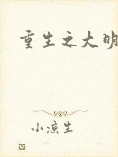 重生之大明王朝