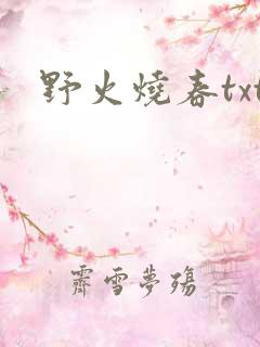 野火烧春txt