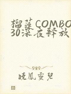 榴莲COMBO30深夜释放自己