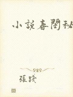 小说春闺秘史