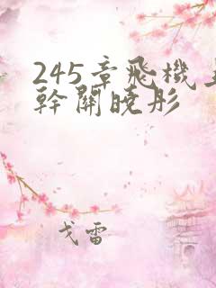 245章飞机上干关晓彤