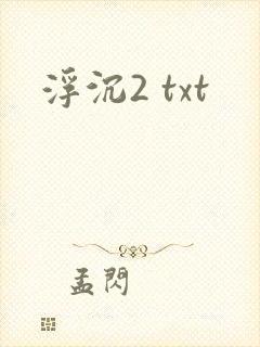浮沉2 txt