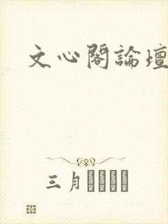 文心阁论坛