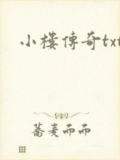 小楼传奇txt
