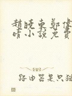 赵晓东郑伟吴雪晴小说免费阅读