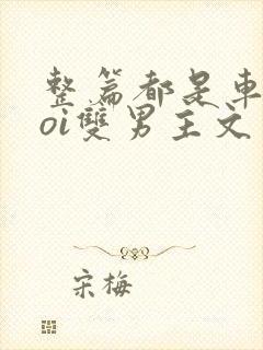 整篇都是车的doi双男主文