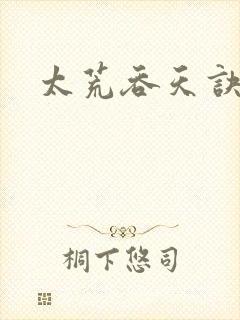 太荒吞天诀小说