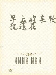 早上醒来发现巨龙还在